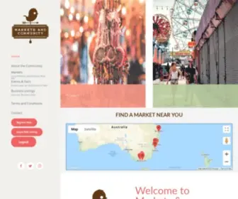 Marketsandcommunity.com.au(Local Markets) Screenshot