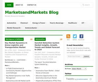 Marketsandmarketsblog.com(MarketsandMarkets Blog) Screenshot