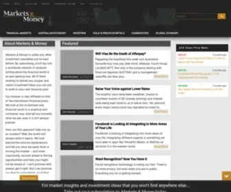 Marketsandmoney.com.au(Stock Market News) Screenshot