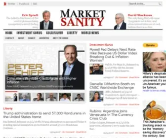 Marketsanity.com(The Truth About Our Markets) Screenshot