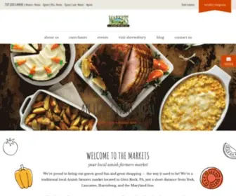 Marketsatshrewsbury.com(Local Amish Farmers Market in PA) Screenshot
