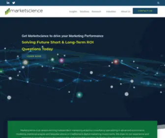 Market.science(Marketing Analytics Company) Screenshot