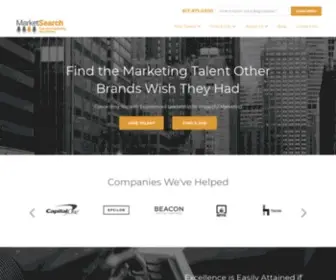 Marketsearchrecruiting.com(Marketing Executive Recruiting & Staffing Firm) Screenshot