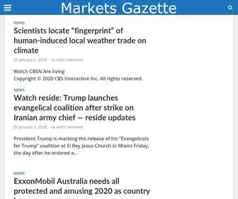 Marketsgazette.com(Markets Gazette) Screenshot