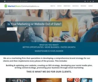 Marketsharecomm.com(MarketShare Communications) Screenshot