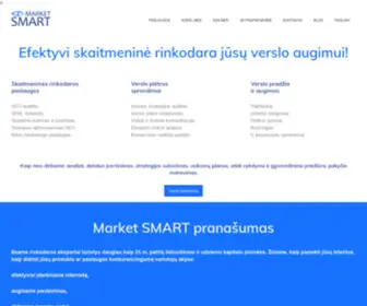 Marketsmart.lt(Marketingo paslaugos. Svetainių kūrimas) Screenshot