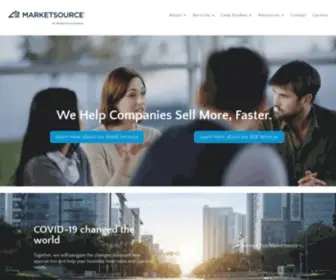 Marketsource.com(Sales Acceleration for B2B and Retail Brands) Screenshot