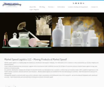 Marketspeedlogistics.com(Moving products at Market Speed) Screenshot