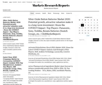 Marketsresearchreport.com(Markets Research Reports) Screenshot