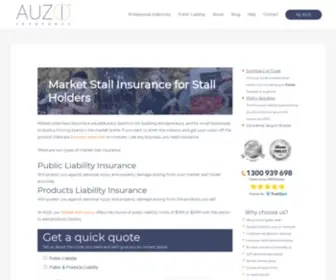 Marketstallinsurance.com(Stall Holder Market Stall Insurance) Screenshot