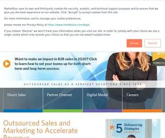 Marketstar.com(Outsourced Sales and Marketing) Screenshot