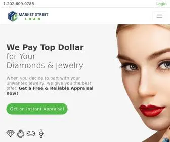 Marketstreetloan.com(Diamond and Jewelry Buyer) Screenshot