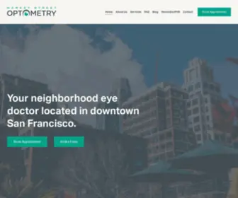 Marketstreetoptometry.com(Market Street Optometry) Screenshot