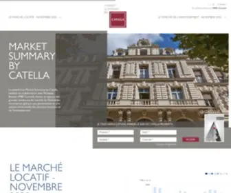 Marketsummarybycatella.com(Conseil transaction immobilière) Screenshot