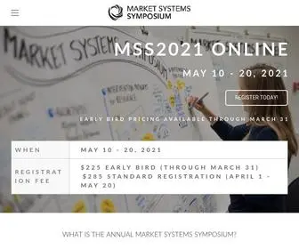 Marketsystemssymposium.org(MARKET SYSTEMS SYMPOSIUM) Screenshot