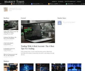 Markettimes.co.uk(Market Times) Screenshot