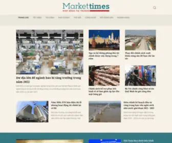 Markettimes.vn(Tạp chí Nhịp sống thị trường) Screenshot