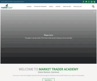 Markettraderacademy.com(Home) Screenshot