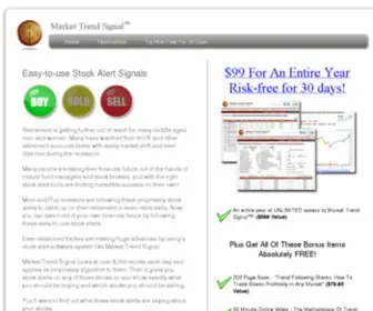 Markettrendsoftware.com(Market Trend Software) Screenshot