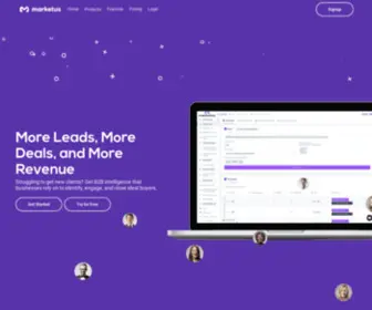 Marketus.io(B2B Database) Screenshot