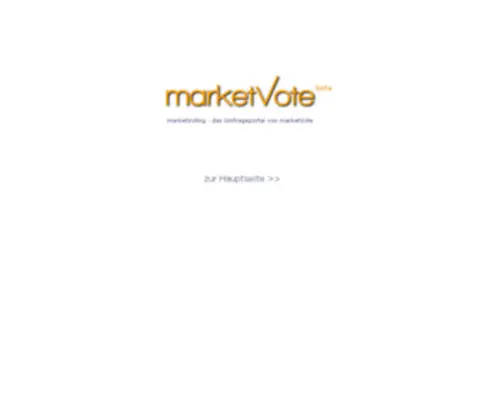 Marketvoting.de(Marketvoting) Screenshot