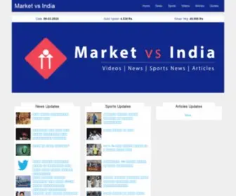 Marketvsindia.com(Market vs India) Screenshot