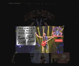 Markfarner.com(Mark Farner's American Band) Screenshot