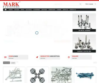 Markfasteners.com(Mark Fasteners) Screenshot