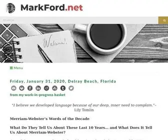 Markford.net(Mark Ford) Screenshot