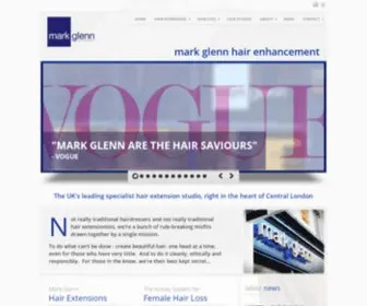 Markglenn.com(Mark Glenn Hair Enhancement) Screenshot