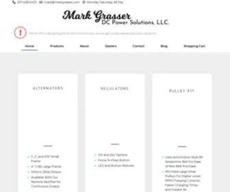 Markgrasser.com(DC Power Solutions) Screenshot