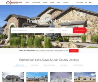 Markhaaga.com(Utah Real Estate) Screenshot