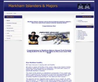 Markhamislanders.com(Markhamislanders) Screenshot