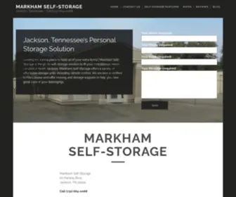 Markhamministorage.com(Markham Self) Screenshot