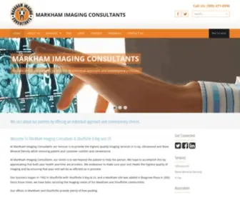 Markhamradiology.com(We care about our Patients) Screenshot