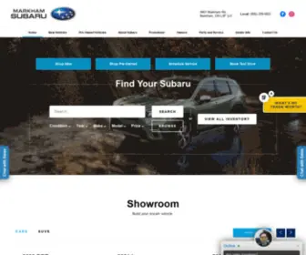 Markhamsubaru.com(Markham Subaru) Screenshot