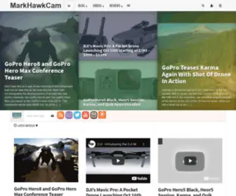 Markhawkcam.com(A Better Guide To Action Cameras) Screenshot