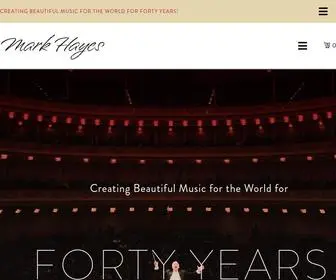 Markhayes.com(Creating Beautiful Music for The World for Forty Years) Screenshot