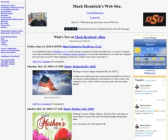 Markheadrick.com(Mark Headrick's Web Site) Screenshot