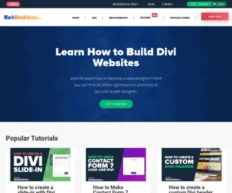 Markhendriksen.com(Learn How to Build Websites) Screenshot