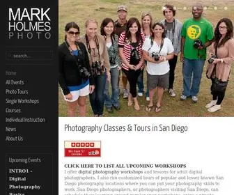 Markholmesphoto.com(San Diego Photography Classes) Screenshot