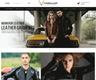 Markhorleather.com(Markhor Leather) Screenshot
