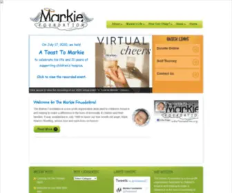 Markiefoundation.org(The Markie Foundation) Screenshot