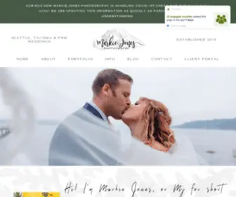 Markiejonesweddings.com(PNW Wedding Photographer) Screenshot