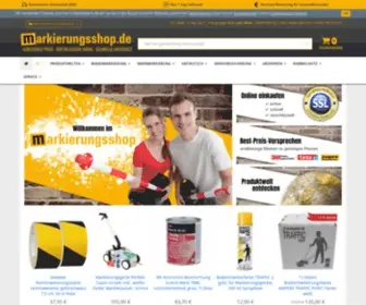 Markierungsshop.de(Willkommen im Markierungsshop) Screenshot