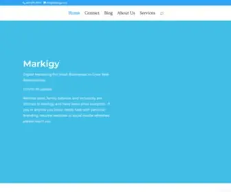 Markigy.com(Markigy Helping Small Businesses get found online) Screenshot