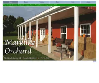 Markillieorchard.com(Markillie Orchard) Screenshot