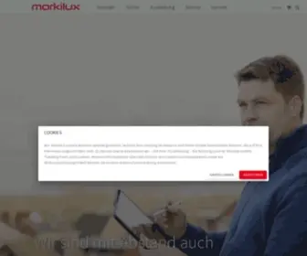 Markilux.com(Markisen, Sonnenschutz und Beschattungen vom f) Screenshot