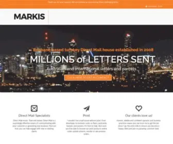 Markis.com.au(Direct Mail & Print House) Screenshot