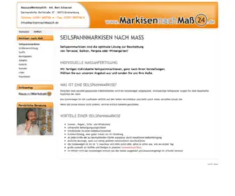 Markisen-Nach-Mass.de(Maß) Screenshot